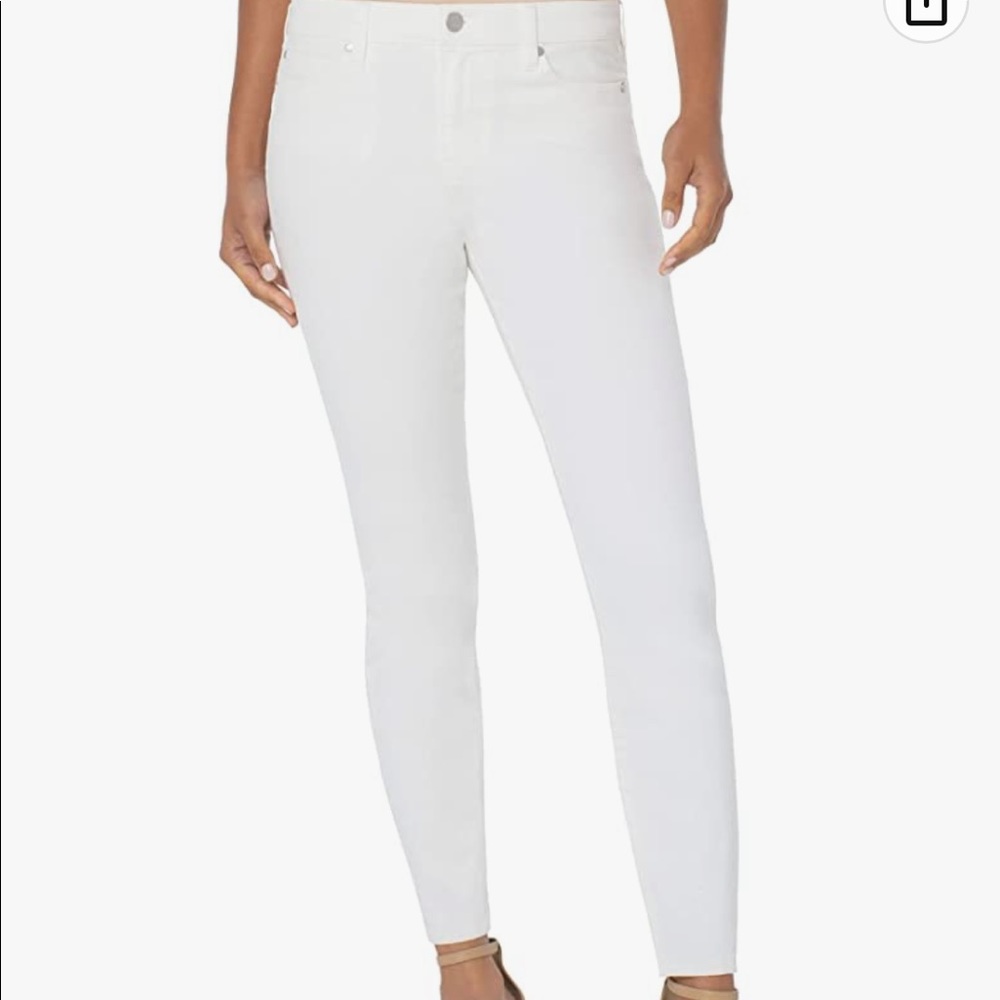 Liverpool ivory Hugger Ankle Skinny Jean NWT 14
